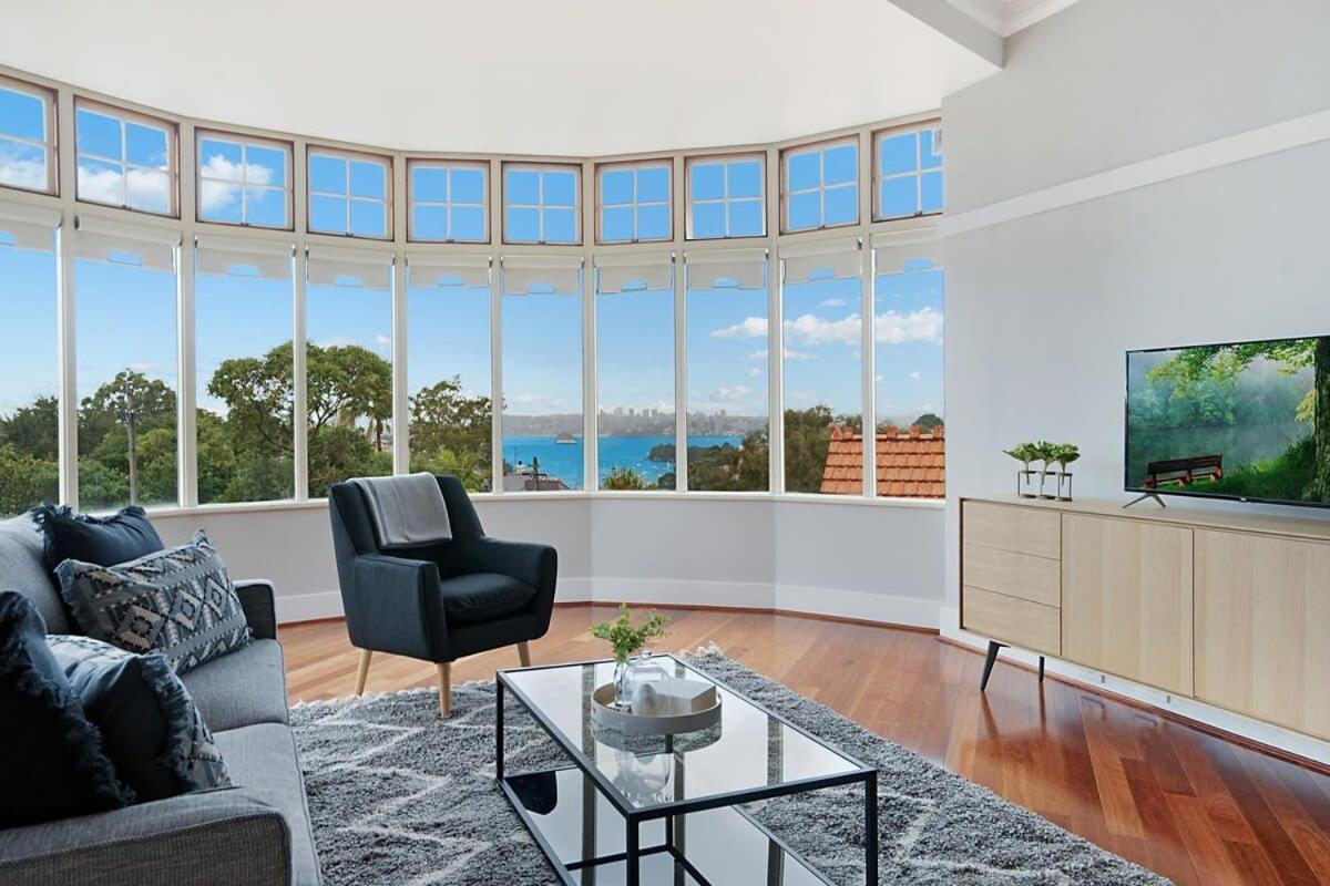 Huge Harbour View Apartment In Historic Home Sydney Eksteriør bilde